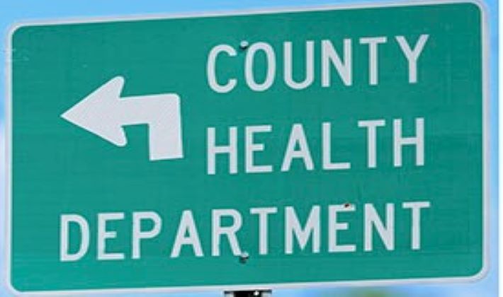 county health dept sign