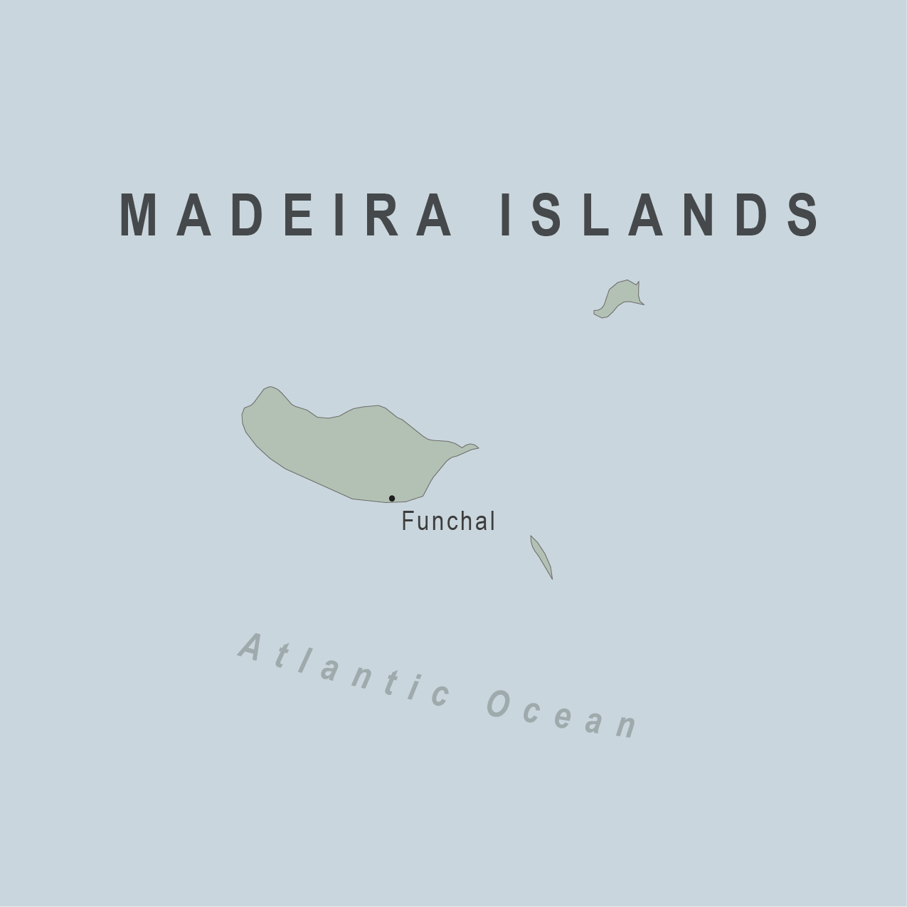 Map - Madeira Islands (Portugal)