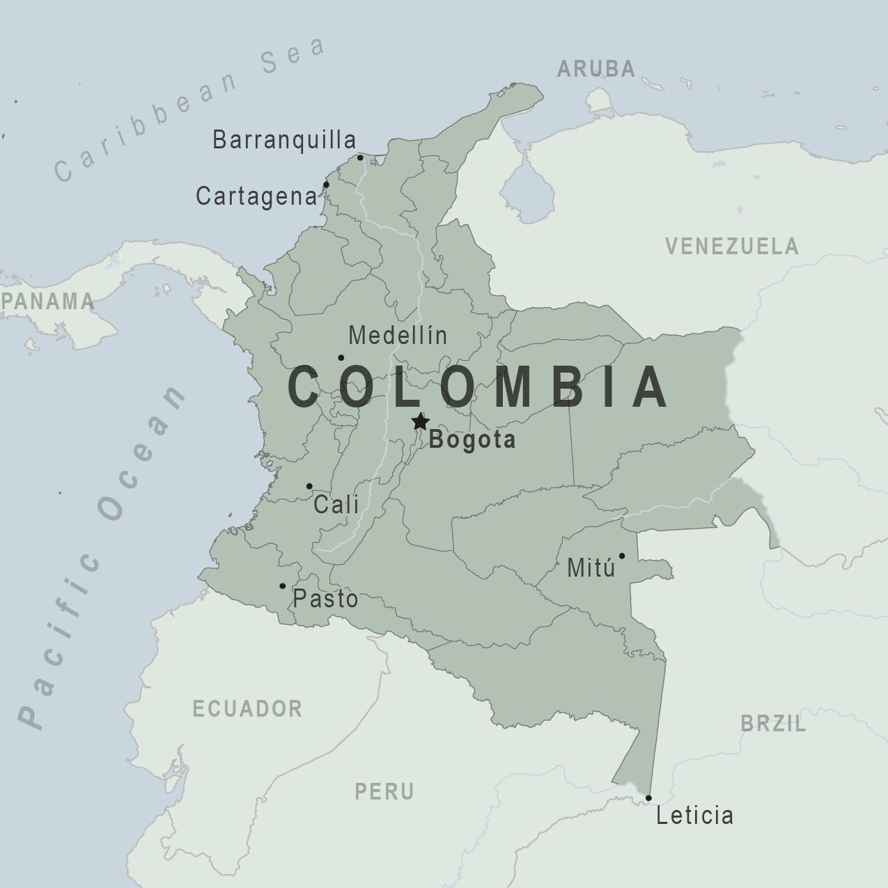 Map - Colombia