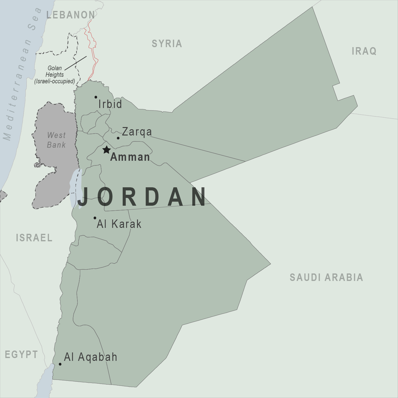 Map - Jordan