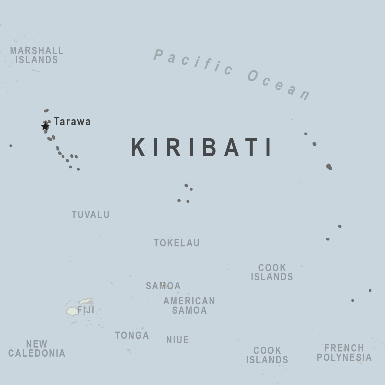Map - Kiribati