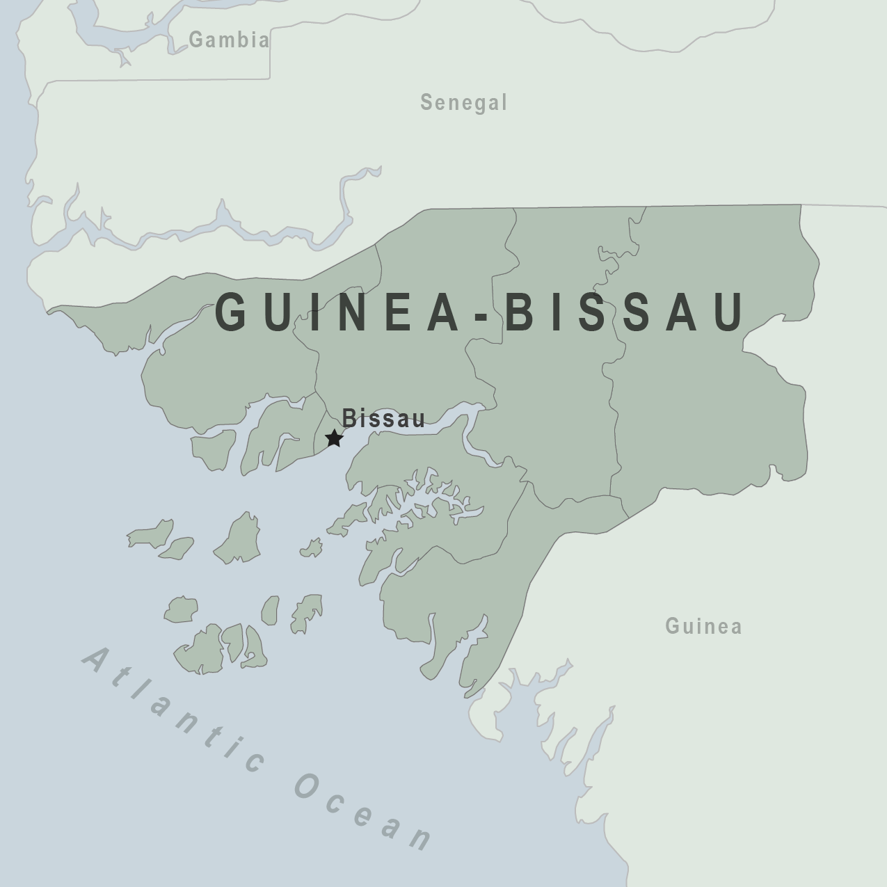 Map - Guinea-Bissau