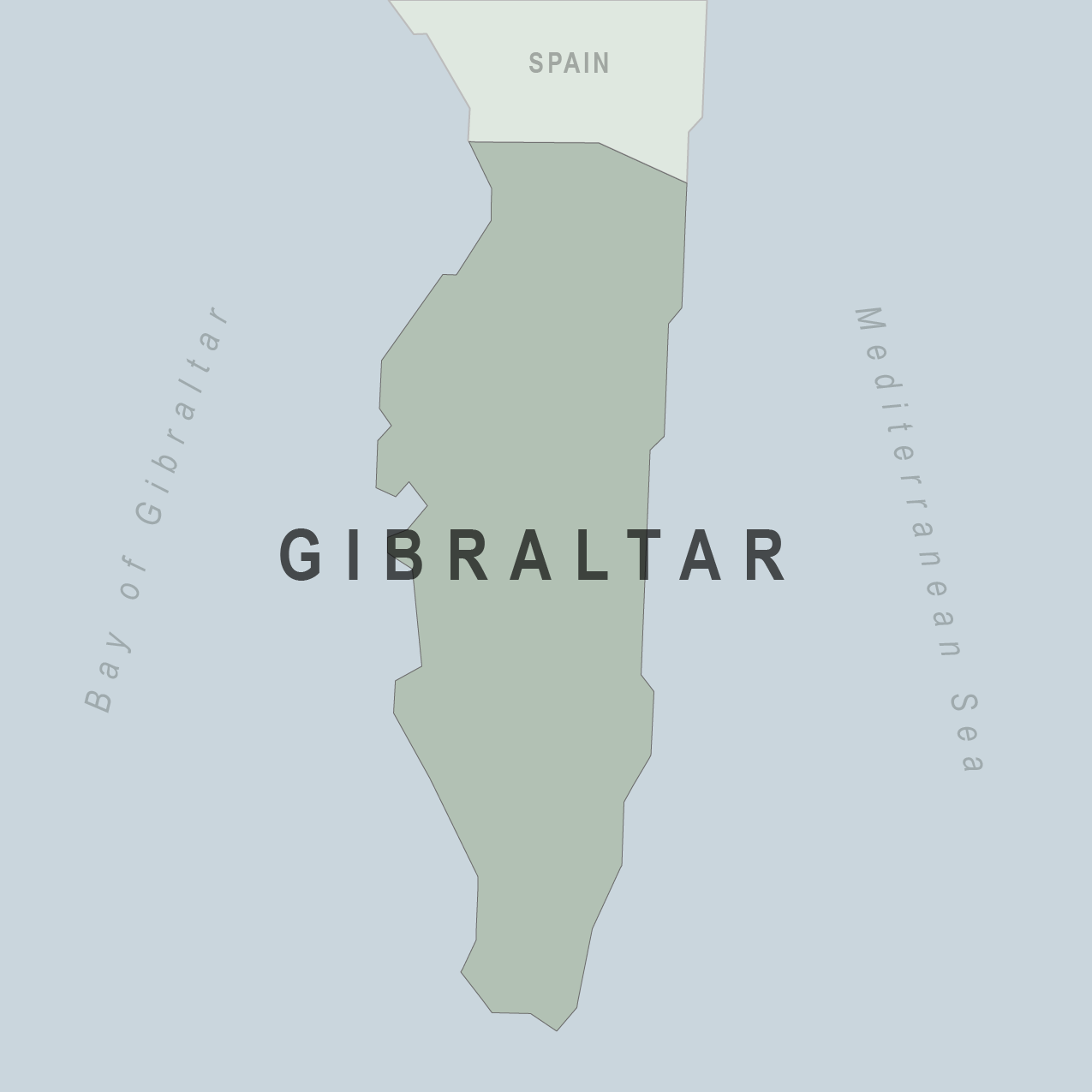 Map - Gibraltar (U.K.)