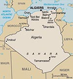 Thumbnail of Map of Algeria. Courtesy of Wikipedia Encyclopedia (http://en.wikipedia.org/wiki).