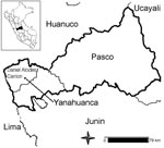 Thumbnail of Map of the Central Peruvian Highlands.