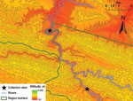 Thumbnail of Bat sampling areas, southeastern Peru, 2007.