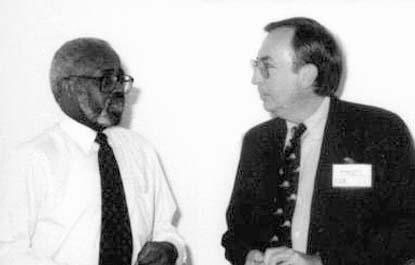 George Hill (L), Meharry Medical College, Nashville, Tennessee, USA; Fred Murphy, University of California, Davis, California, USA