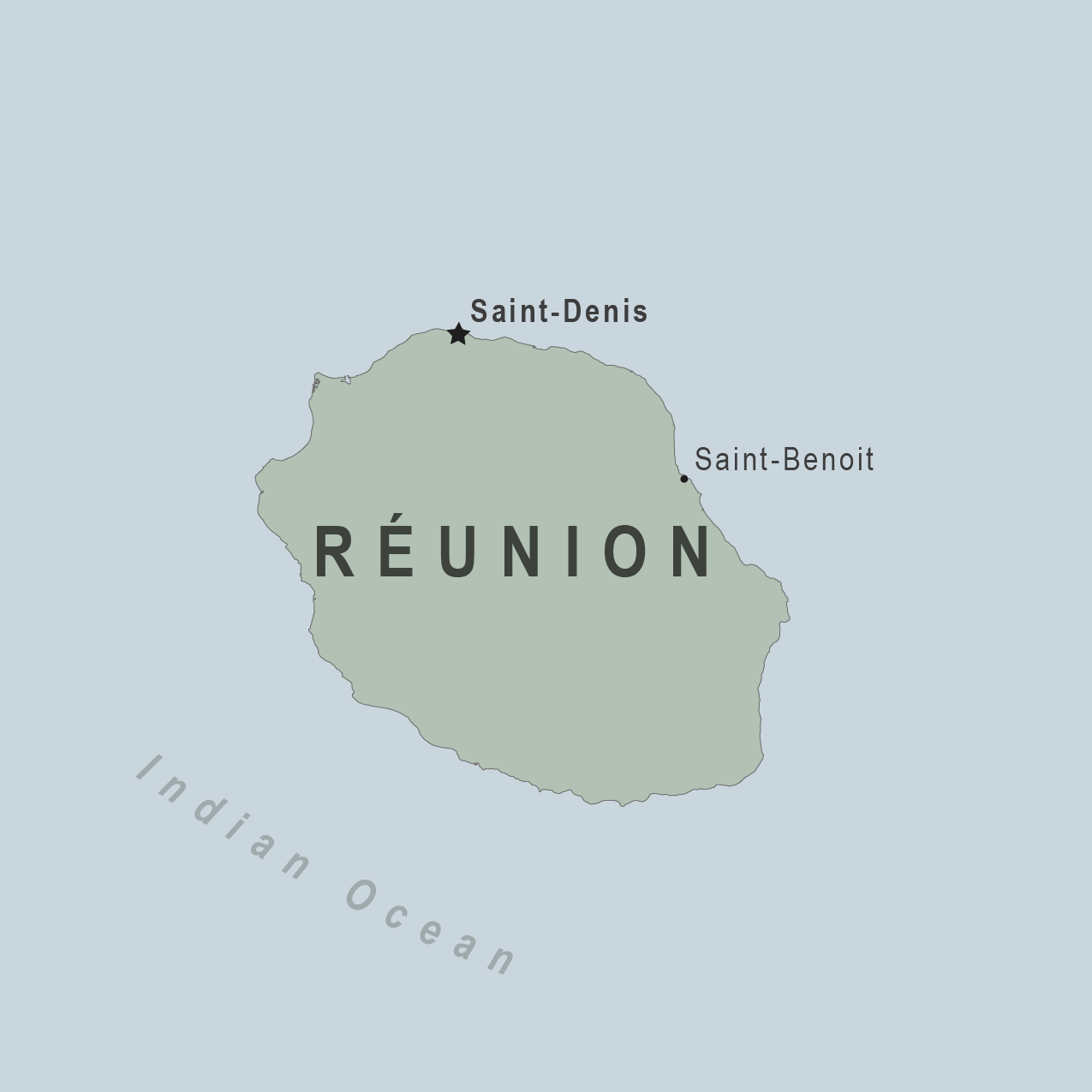 Map - Reunion