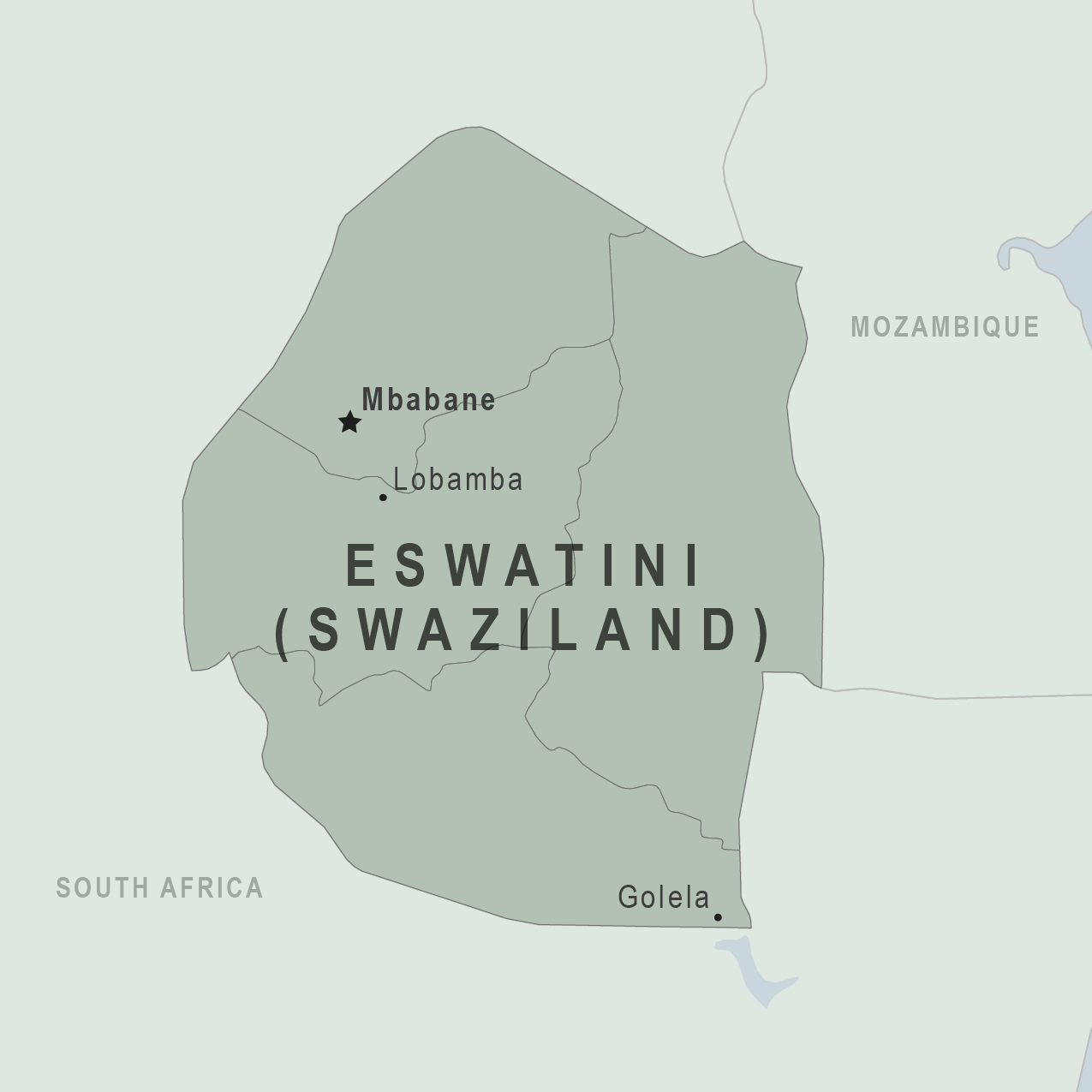 Map - Swaziland