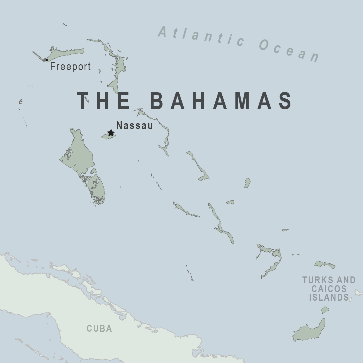 Map - The Bahamas