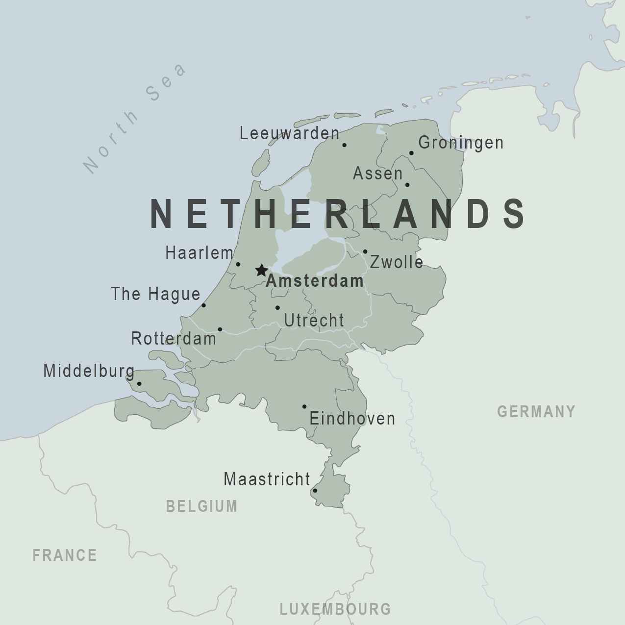 Map - Netherlands