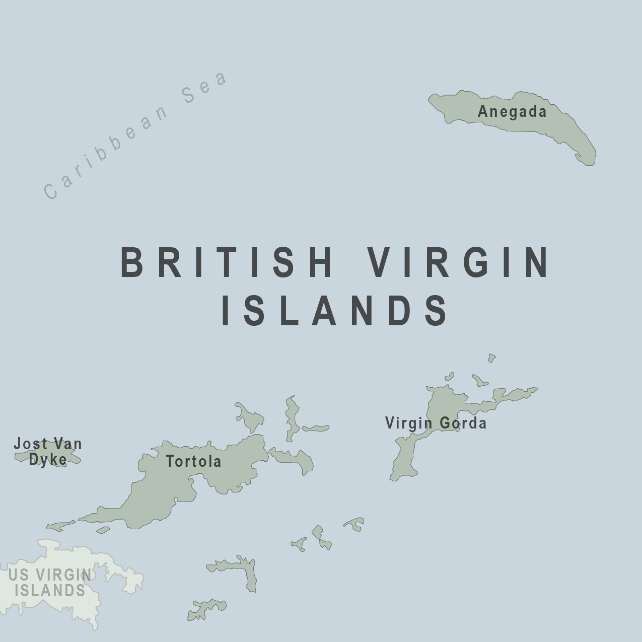 Map - British Virgin Islands