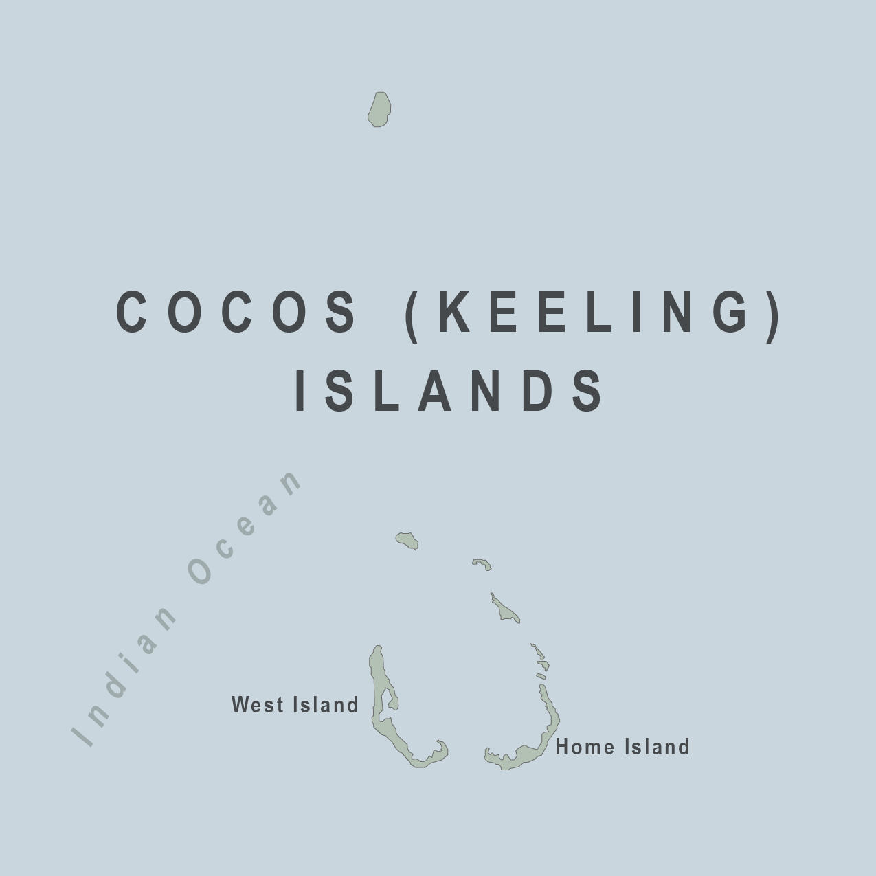 Map - Cocos-Keeling Islands