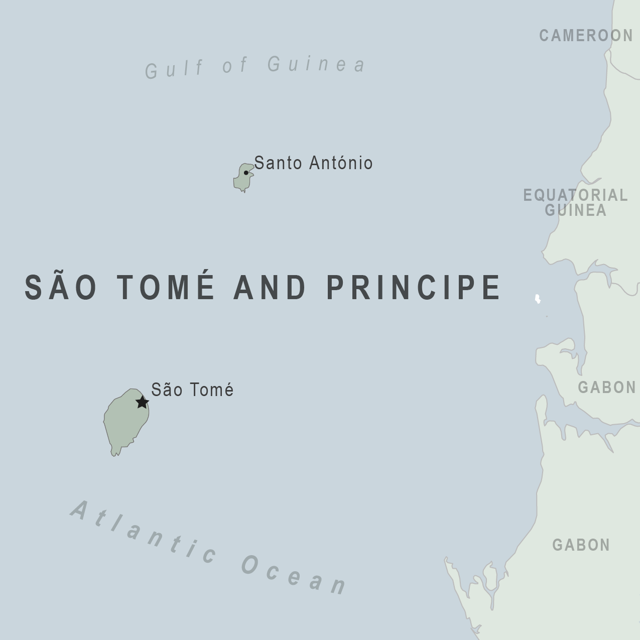 Map - Sao Tome Principe