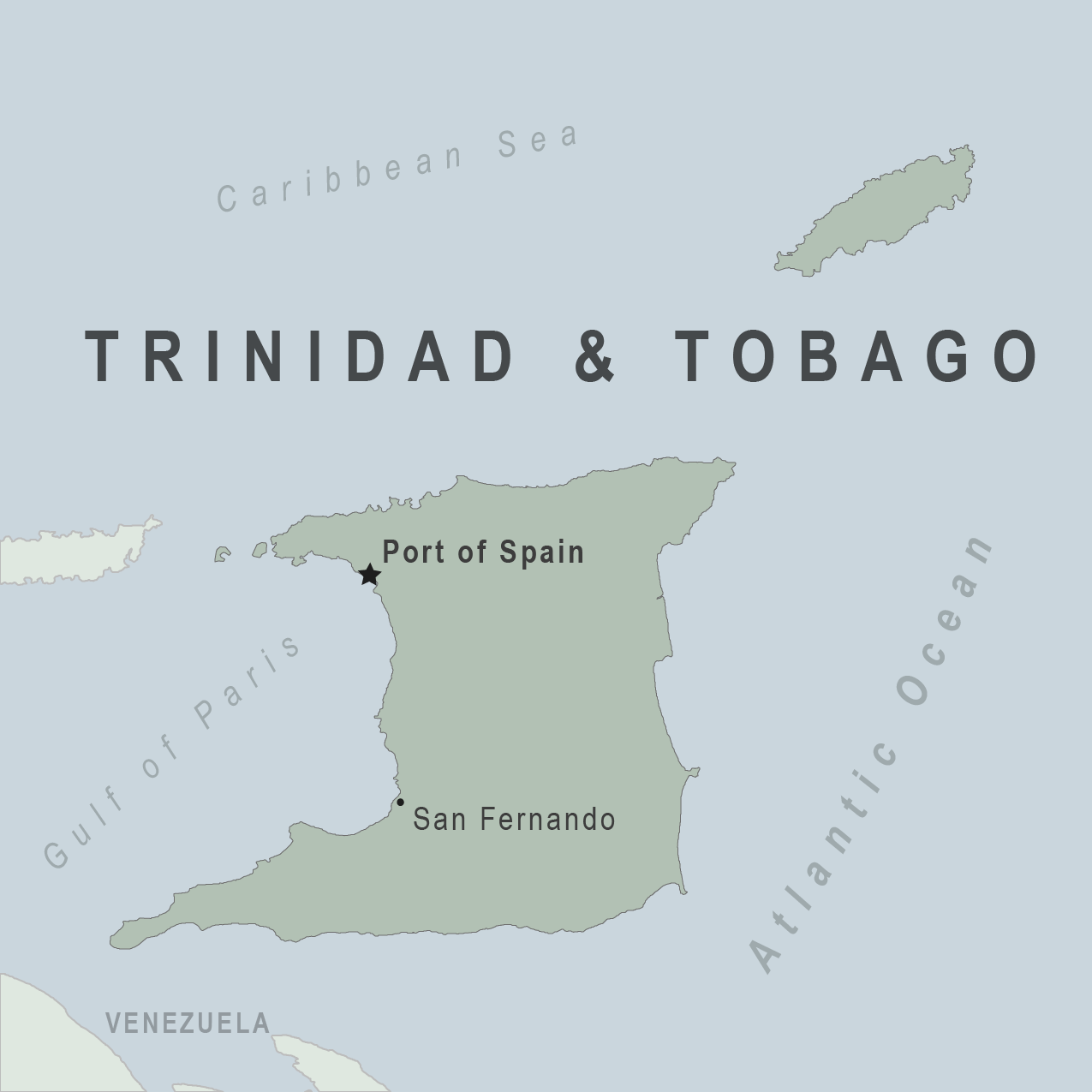 Map - Trinidad Tobago