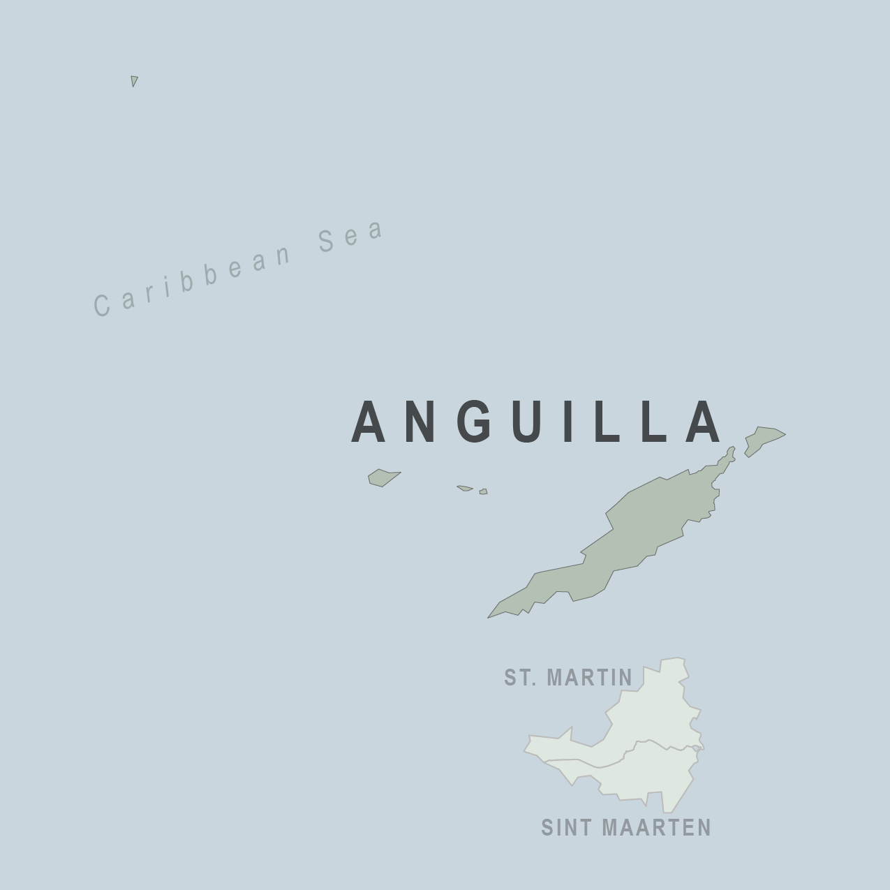 Map - Anguilla