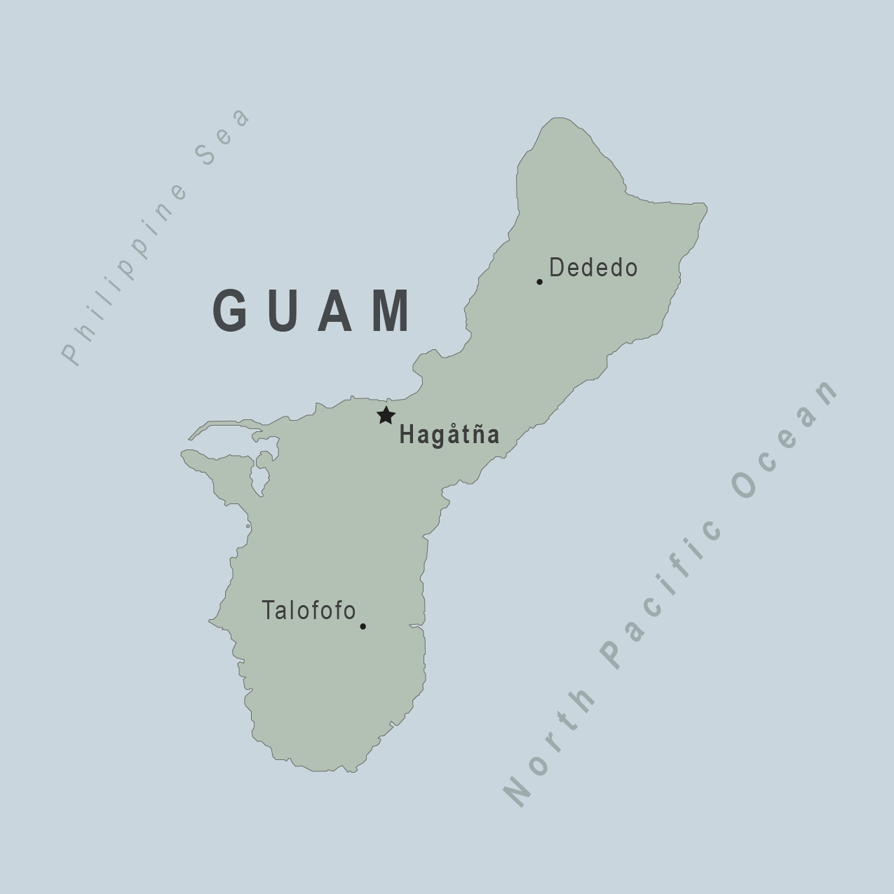 Map - Guam