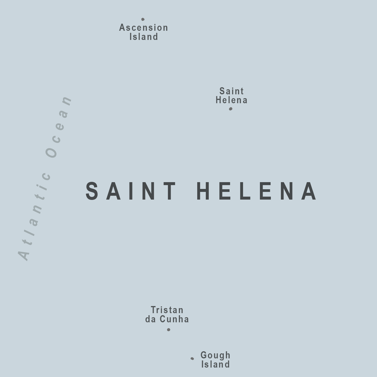 Map - St Helena