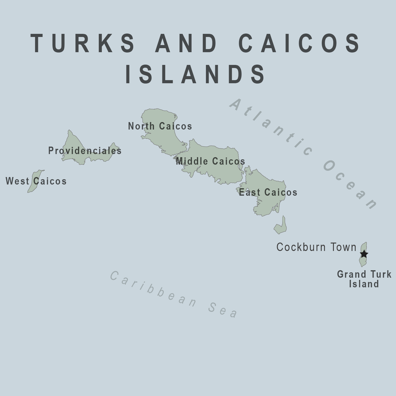 Map - Turks and Caicos Islands
