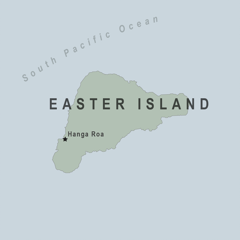 Map - Easter Island