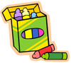 Drawing of crayons