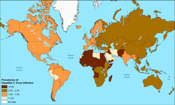 Prevalence of hepatitis C infection