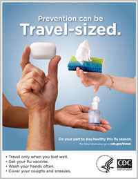 Image of healthy travel poster