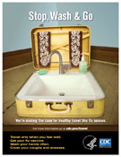 Poster: Stop, Wash and Go