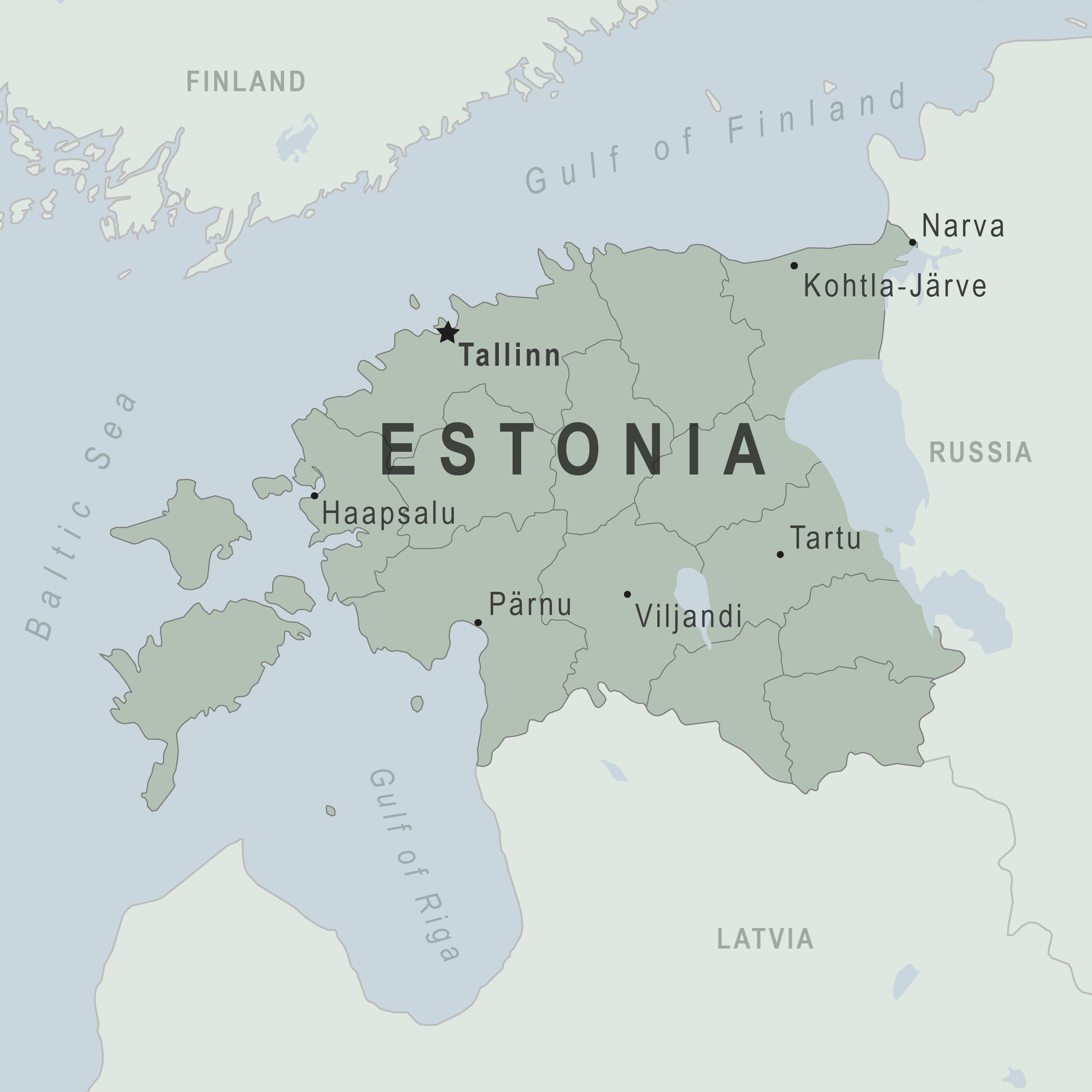 Map - Estonia