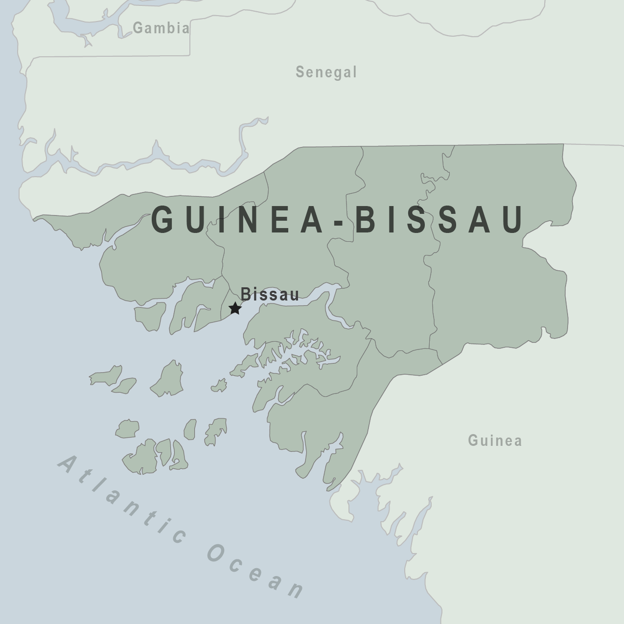 Map - Guinea Bissau