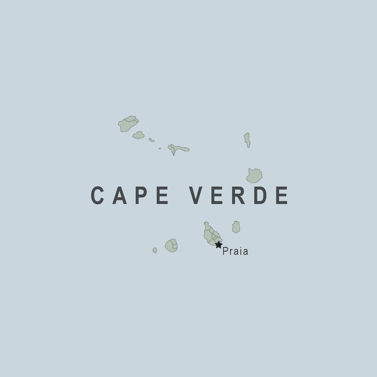 Map - Cape Verde Islands