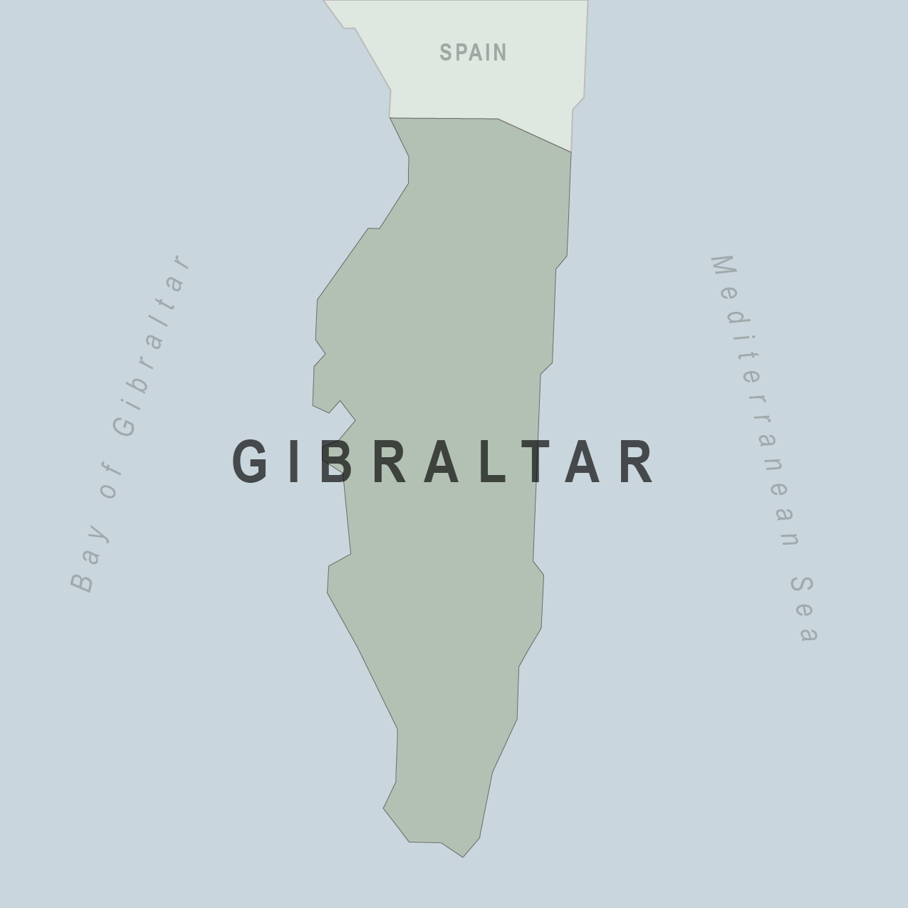 Map - Gibraltar