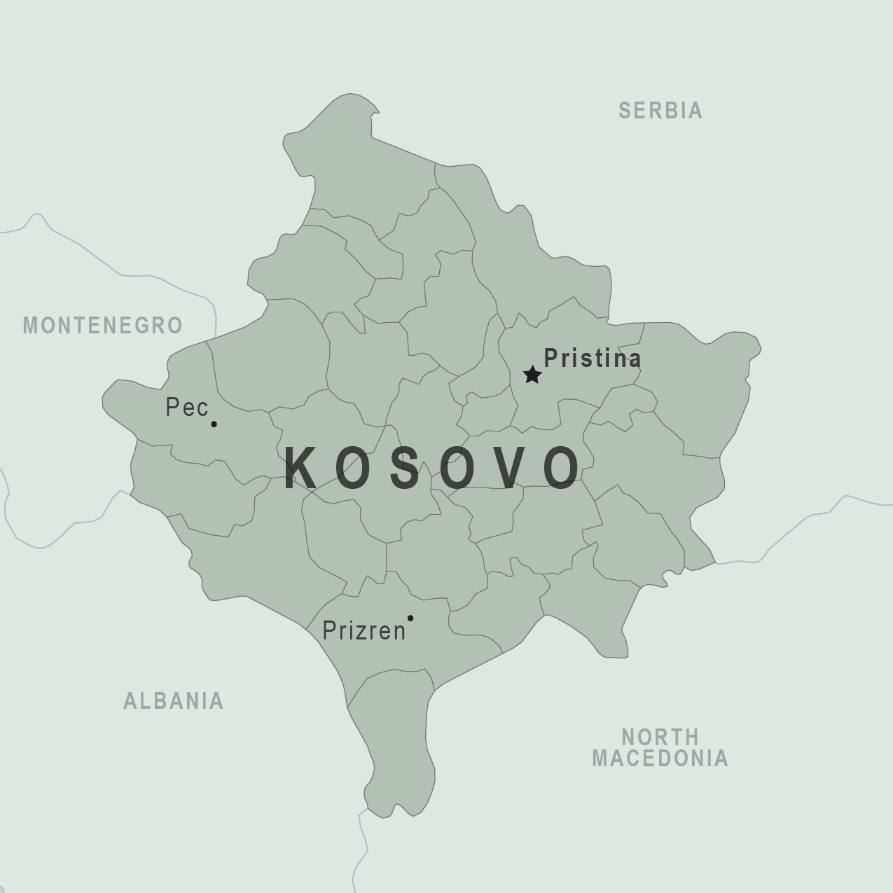 Map - Kosovo