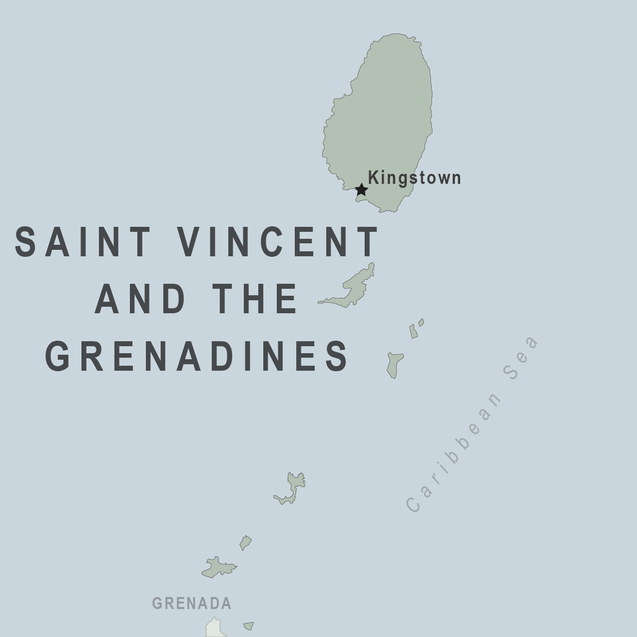Map - Saint Vincent and the Grenadines