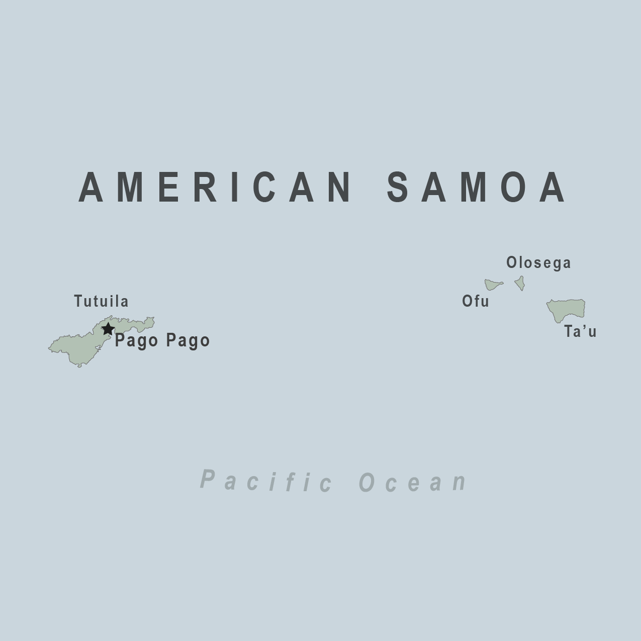 Map - American Samoa