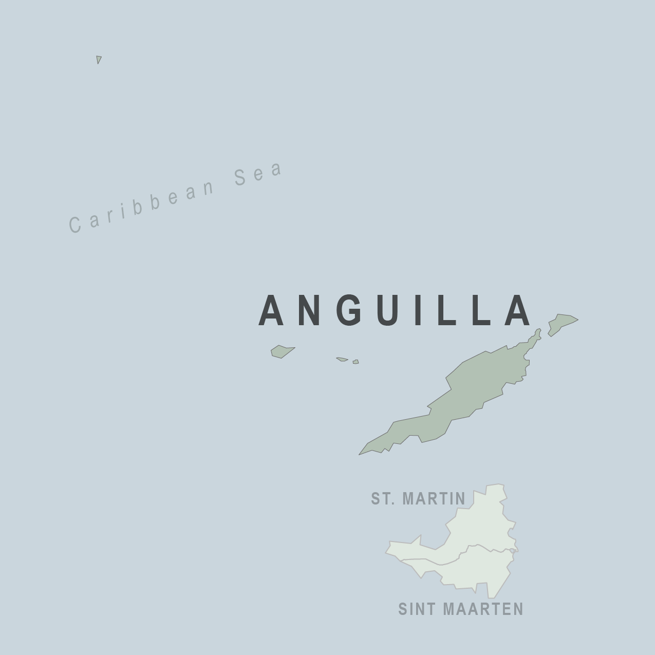 Map - Anguilla (U.K.)