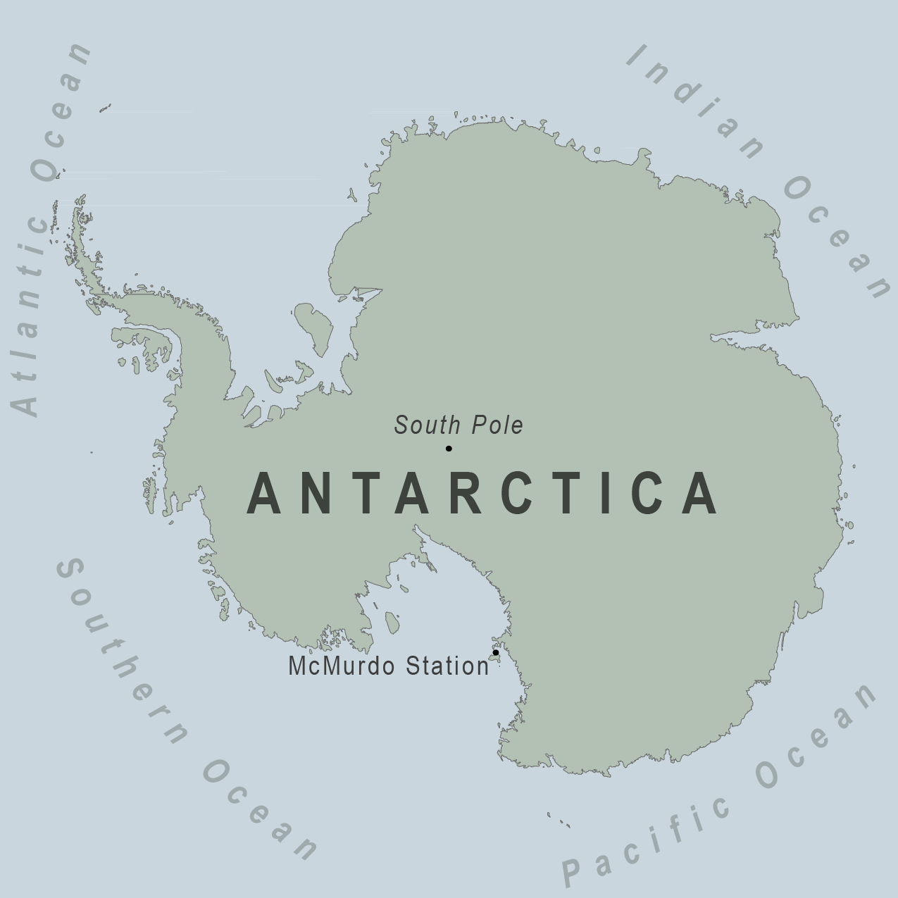 Map - Antarctica