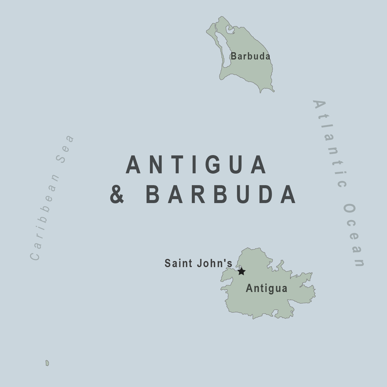Map - Antigua and Barbuda