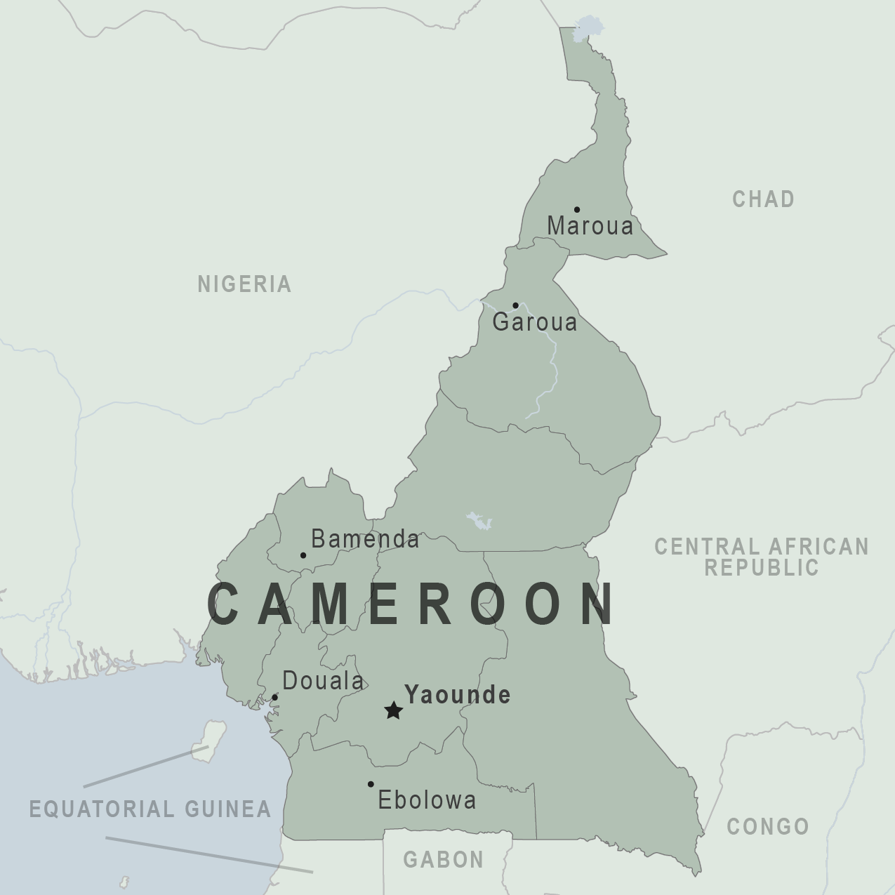 Map - Cameroon