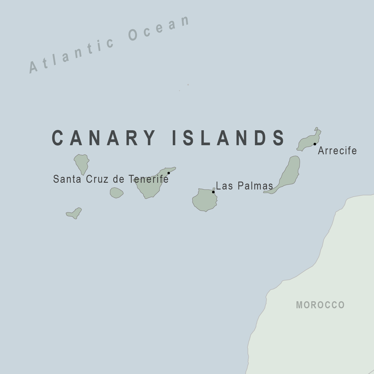 Map - Canary Islands (Spain)