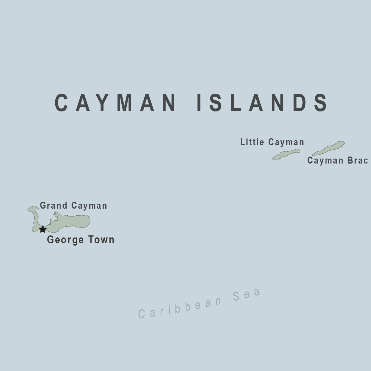 Map - Cayman Islands (U.K.)