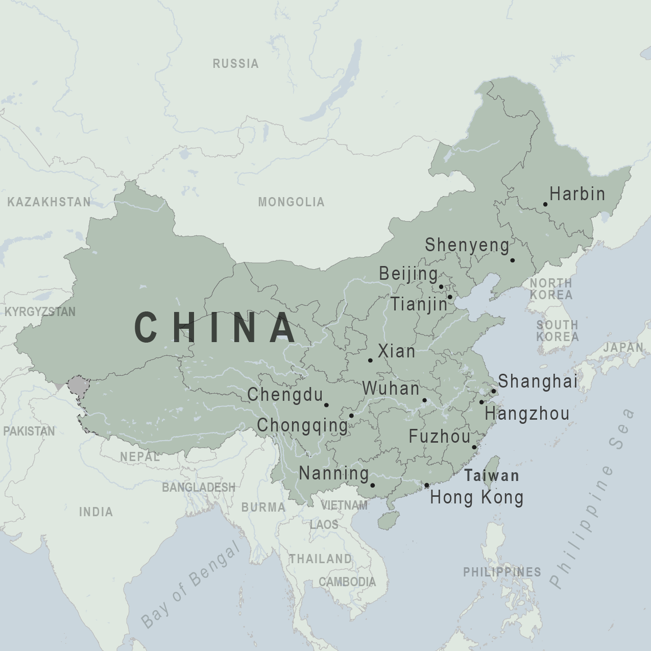 Map of China