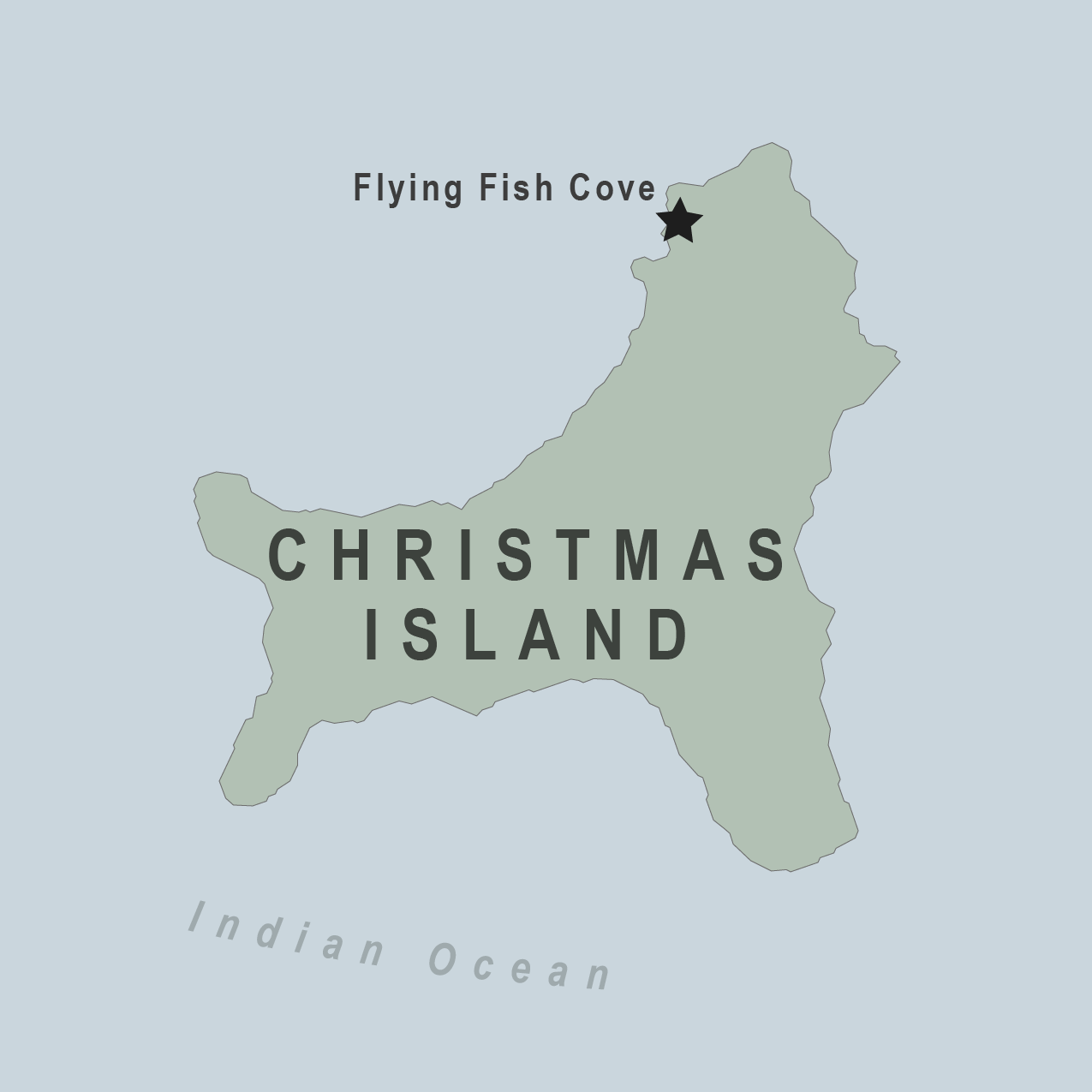 Map - Christmas Island