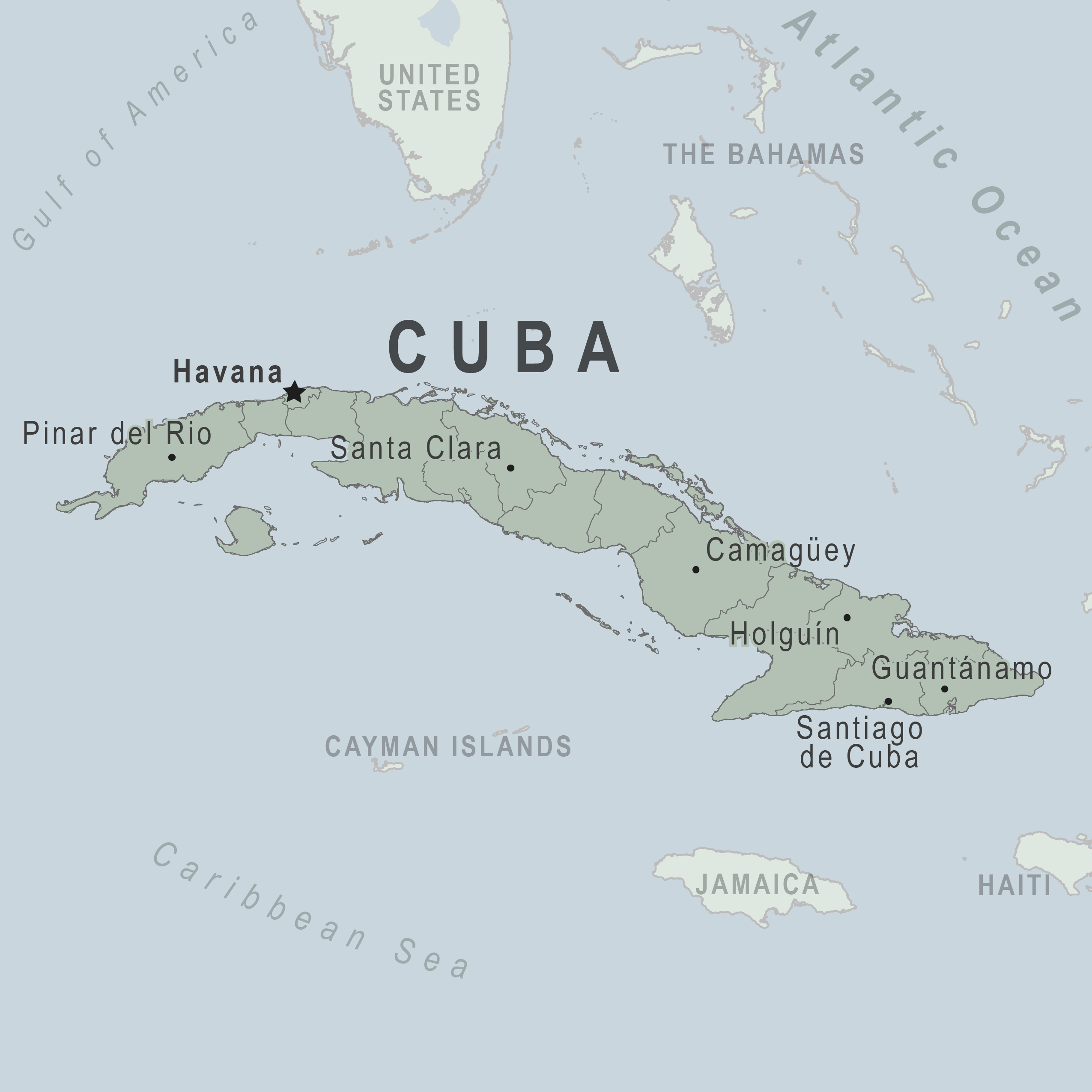 Map - Cuba
