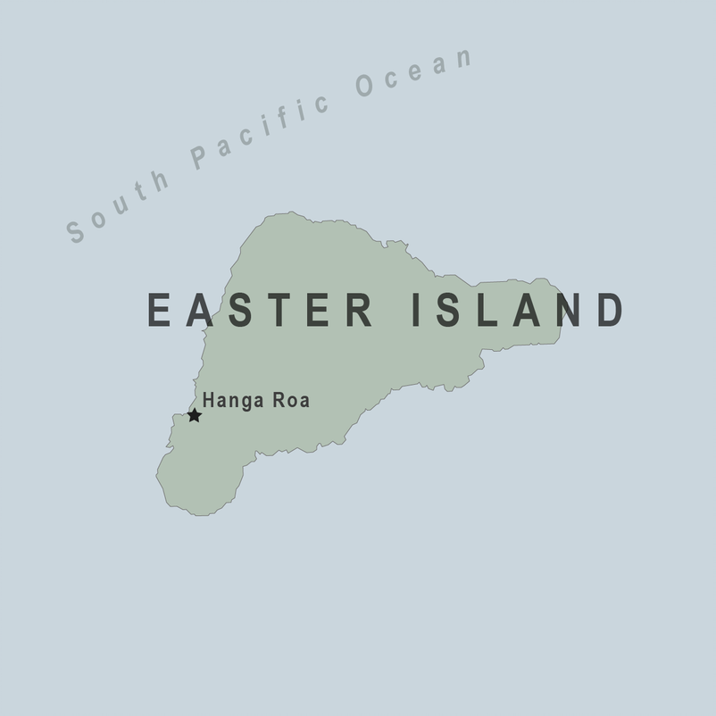 Map - Easter Island (Chile)