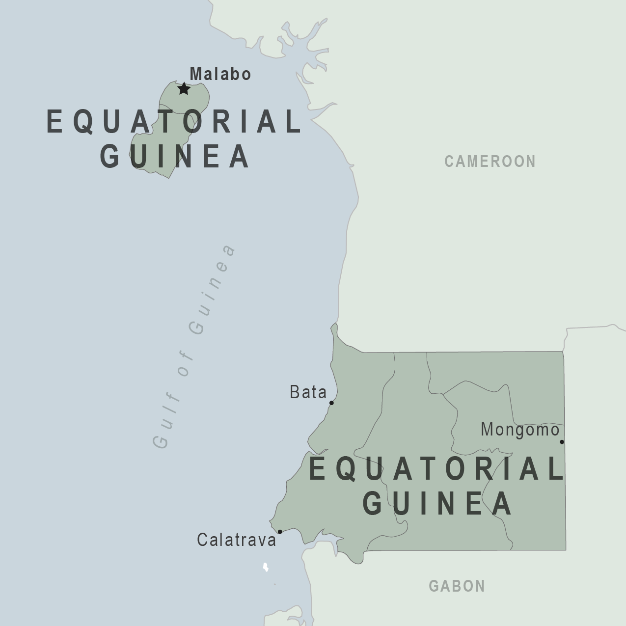 Map - Equatorial Guinea