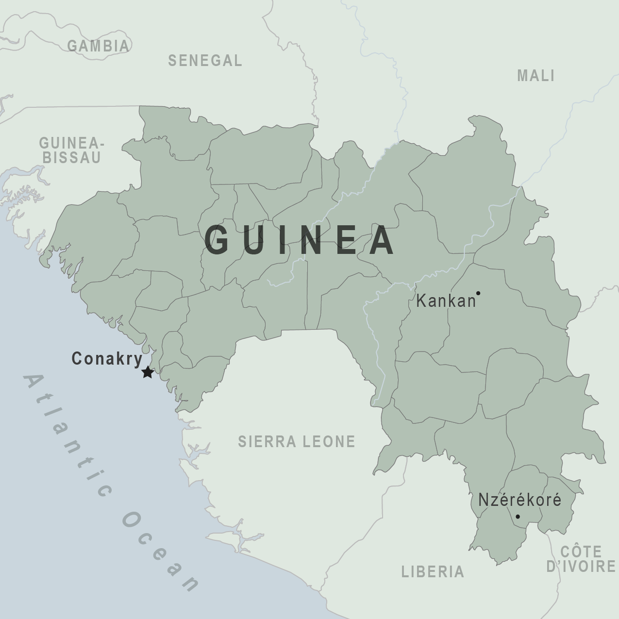 Map - Guinea