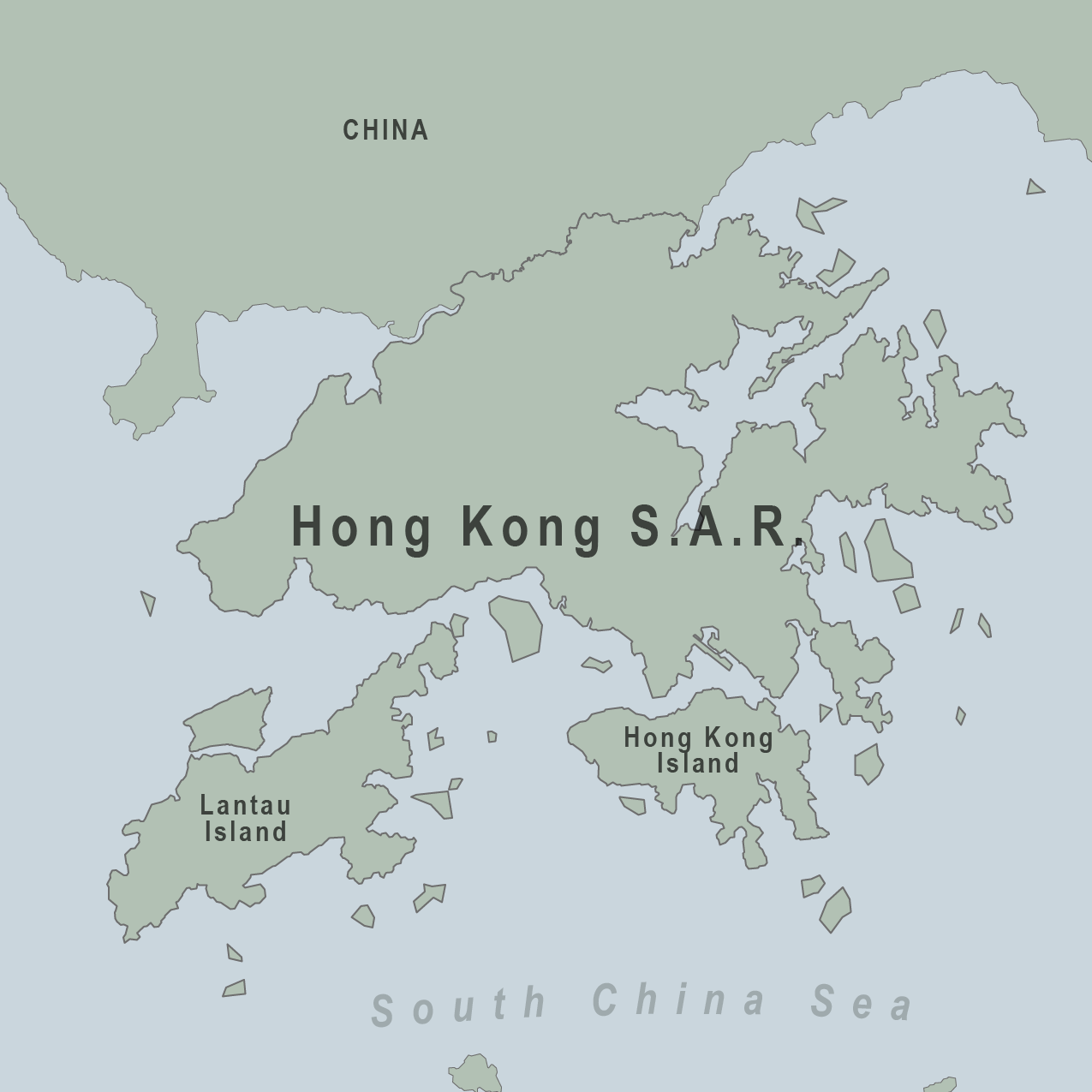 Map - Hong Kong