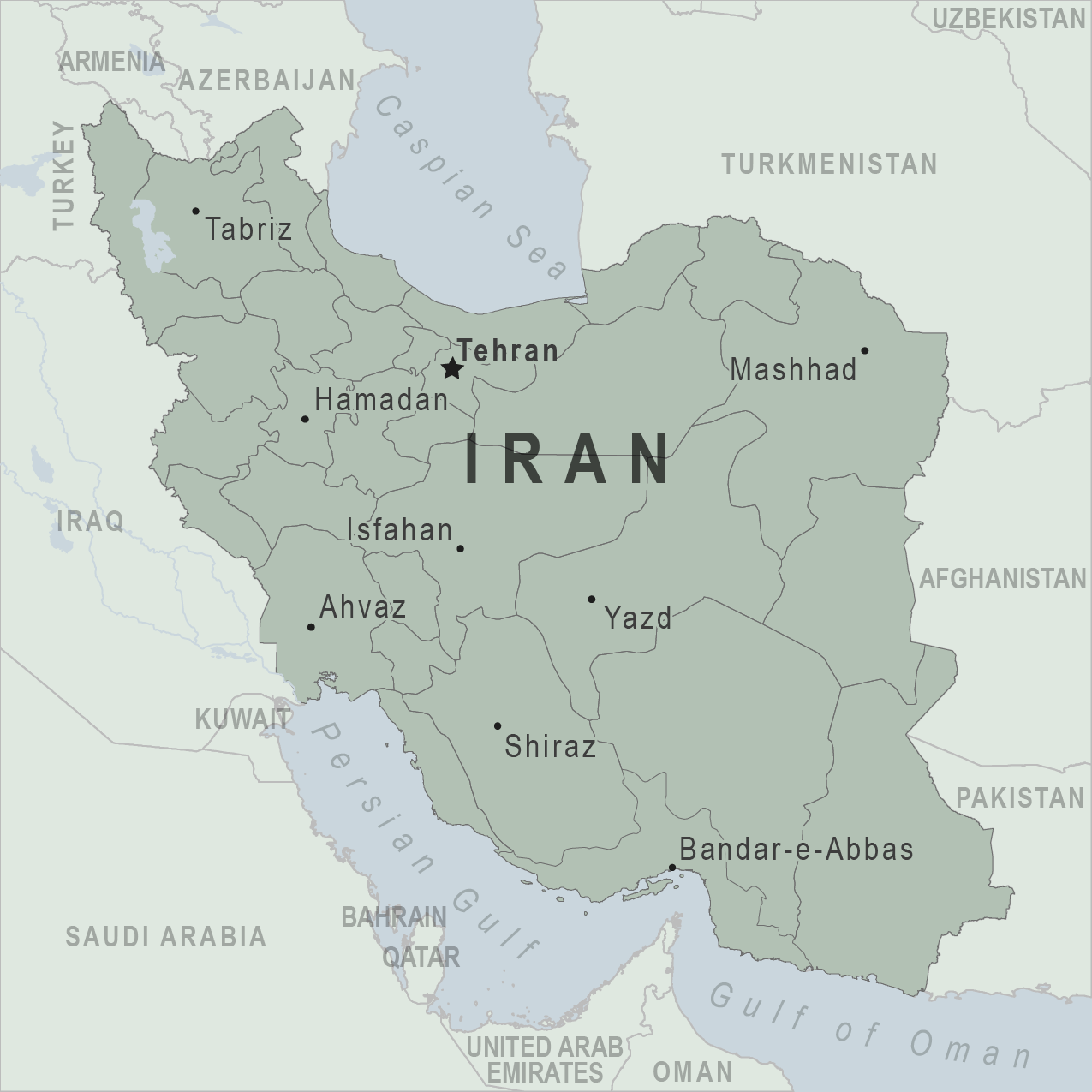 Retirada de las tropas de EE.UU. de Irak, altamente sospechoso mapa de Irán