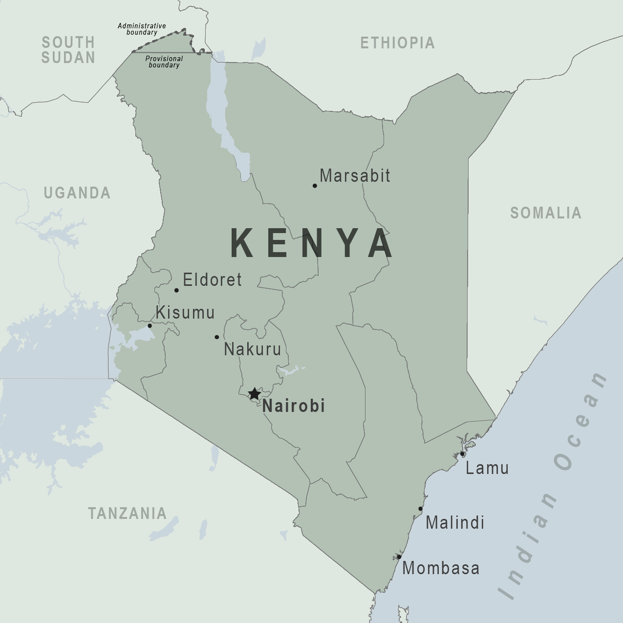Map - Kenya